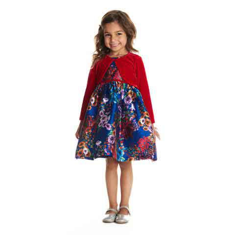 Abby Floral Jacket Dress