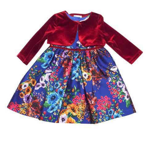 Abby Floral Jacket Dress