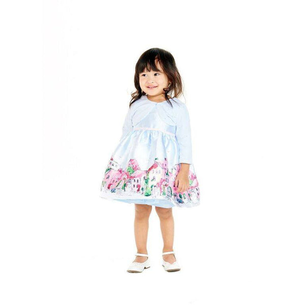 Dress - Abby Village Print Jacket Dress