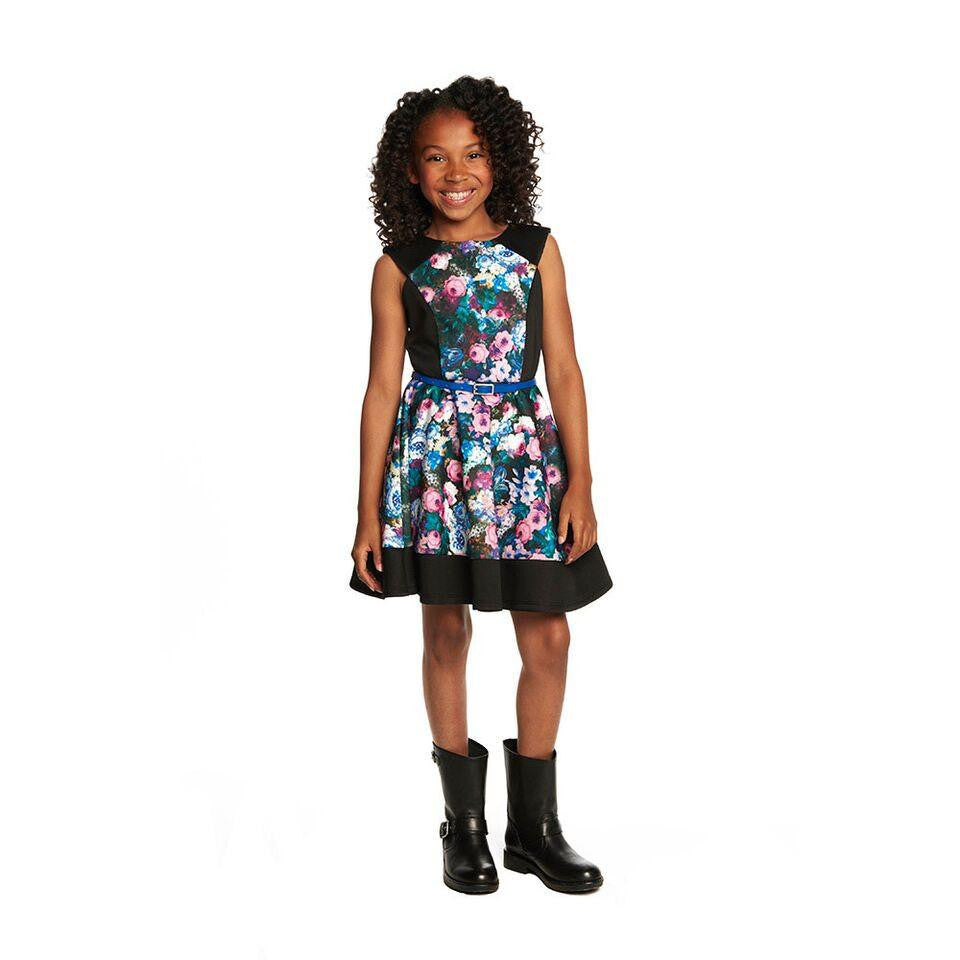 Dress - Alyssa Floral Fit & Flare Dress