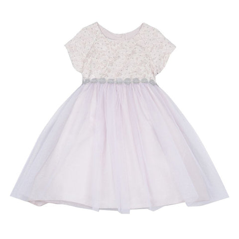 Angelina Blush Lace Dress