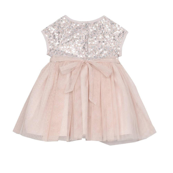 Dress - Angelina Blush Sequin Dress