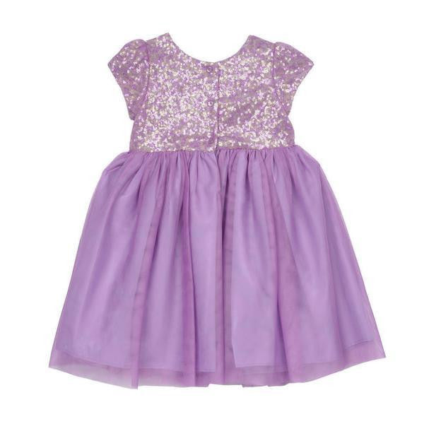 Dress - Angelina Purple Sequin Dress
