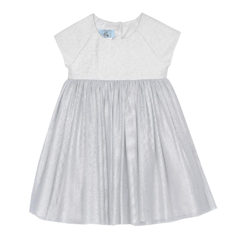 Dress - Angelina Silver Shimmer Dress