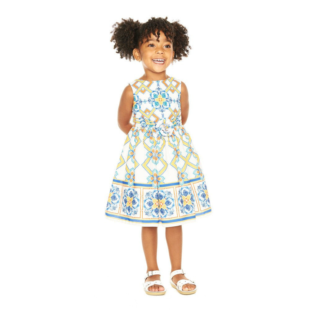 Dress - Ann Tile Print Dress
