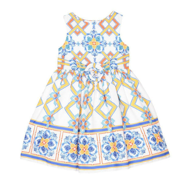 Dress - Ann Tile Print Dress