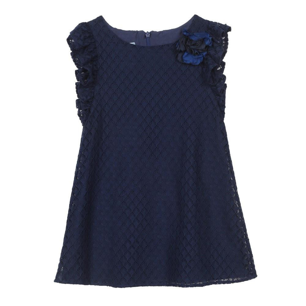 Dress - Ashlin Navy Lace Shift Dress