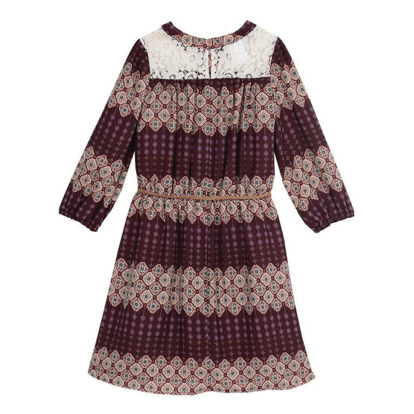 Dress - Beth Floral Stripe Dress