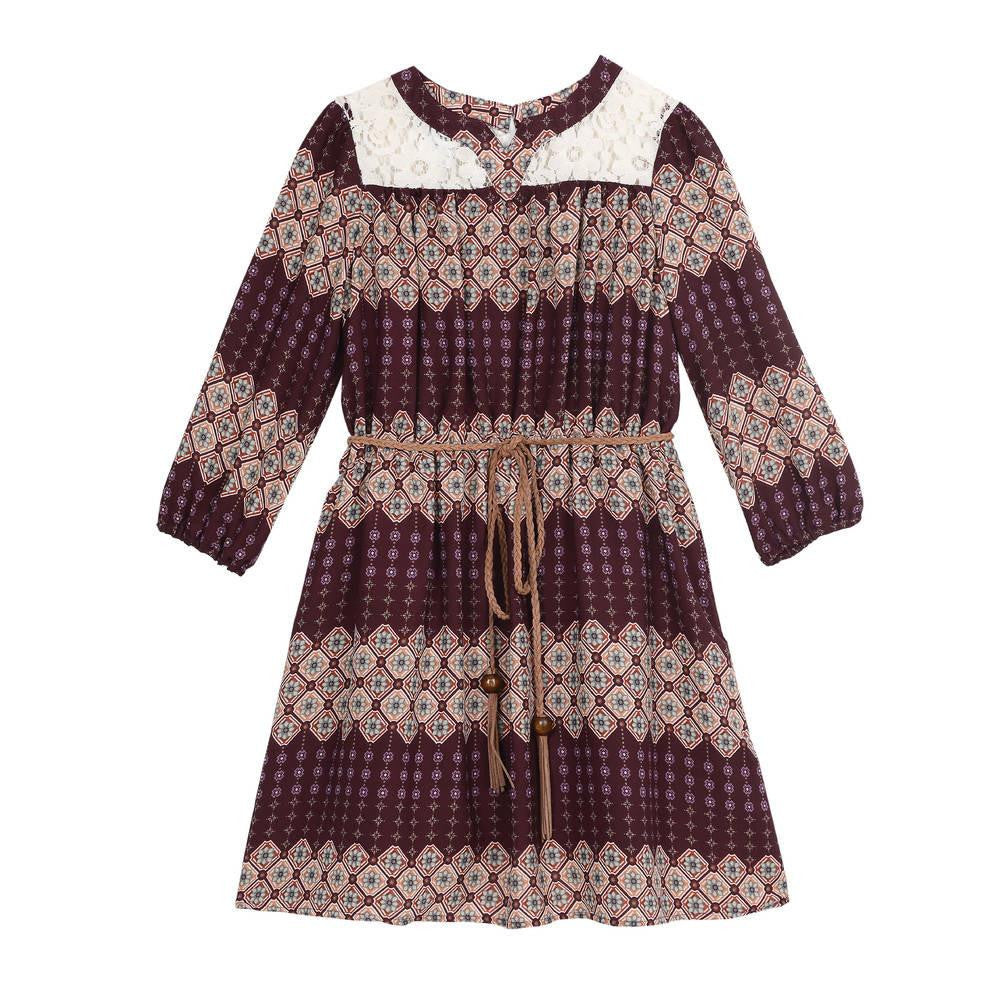 Dress - Beth Floral Stripe Dress