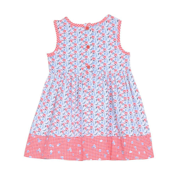 Dress - Bonnie Abstract Rose Dress