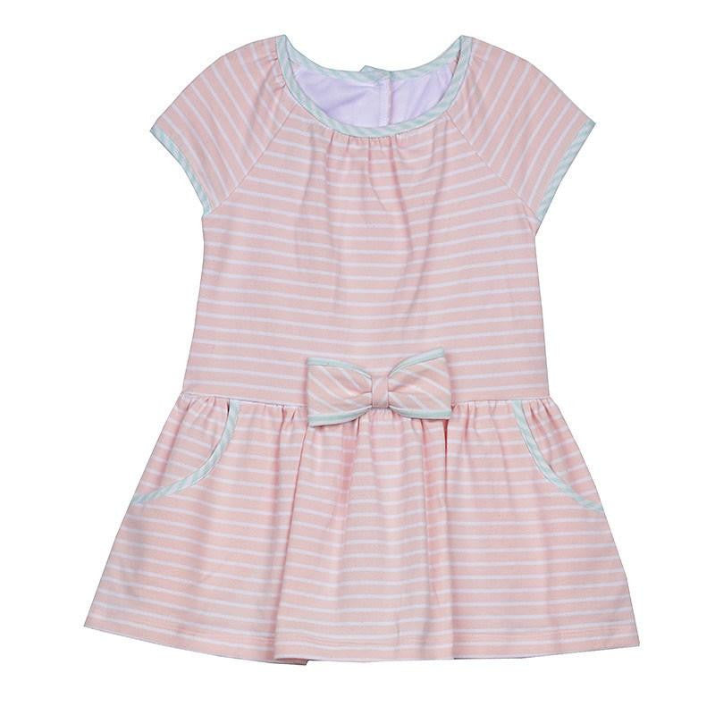 Dress - Carol Pink Stripe Dress
