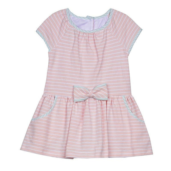 Dress - Carol Pink Stripe Dress