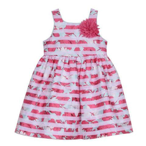 Carolina Floral Stripe Dress