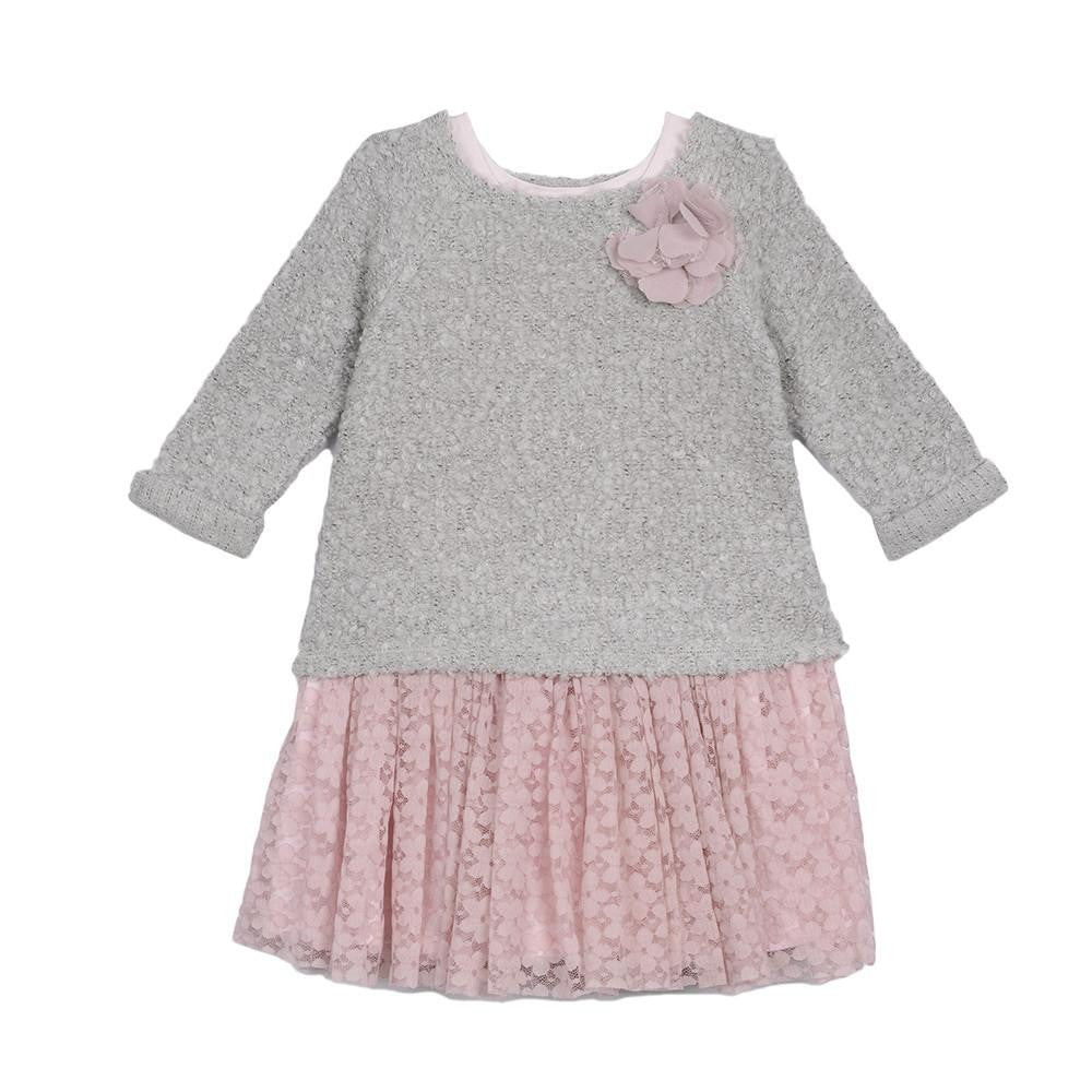 Dress - Charlie Grey 2-PC Sweater Dress