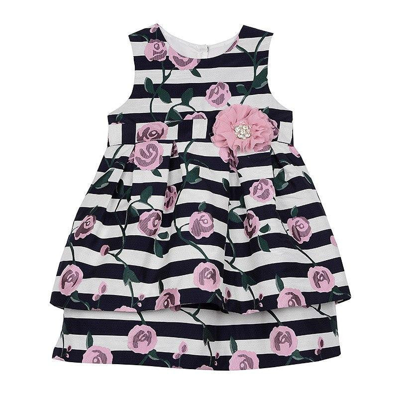 Dress - Chelsea Floral Striped Dress