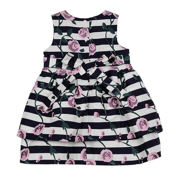 Dress - Chelsea Floral Striped Dress