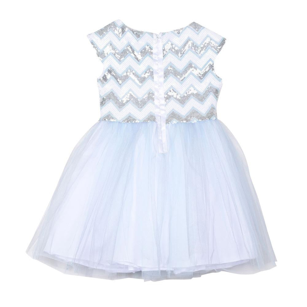 Dress - Claire Chevron Sequin Dress