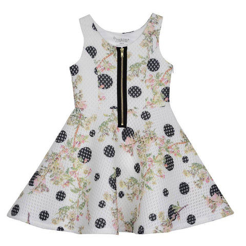 Dahlia Dot Floral Dress