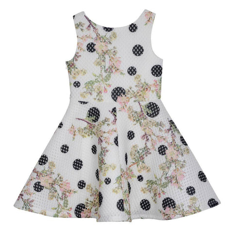 Dahlia Dot Floral Dress