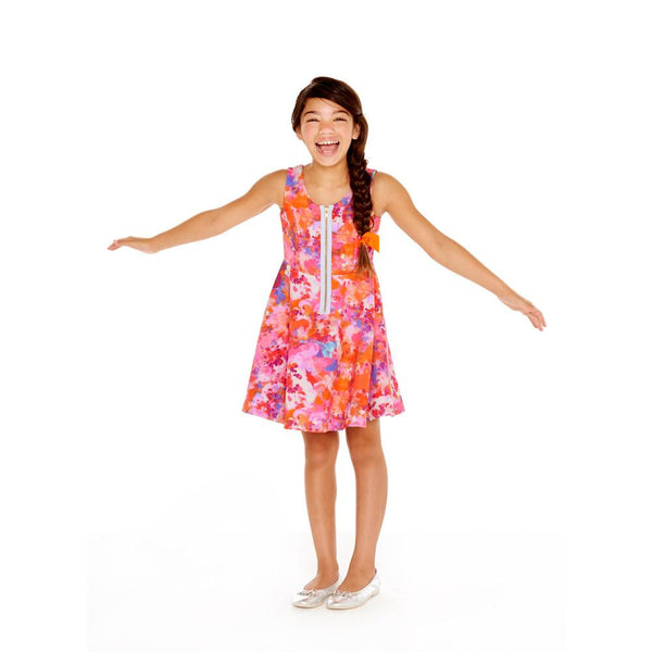 Dress - Dahlia Neon Floral Dress