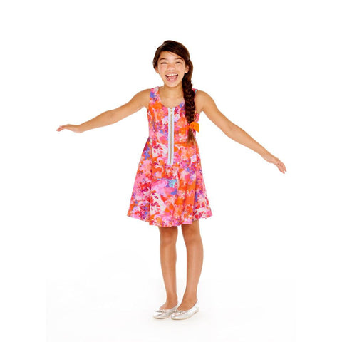 Dahlia Neon Floral Dress