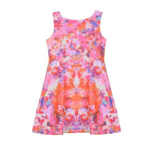 Dress - Dahlia Neon Floral Dress