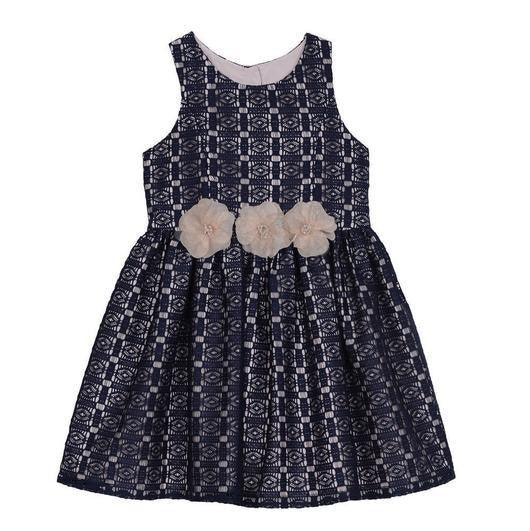 Dress - Danielle Navy Lace Dress