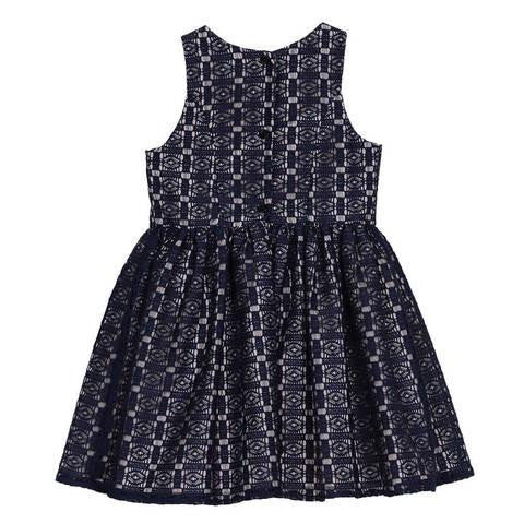 Dress - Danielle Navy Lace Dress