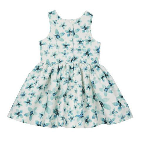 Dress - Danielle Teal Floral Dress
