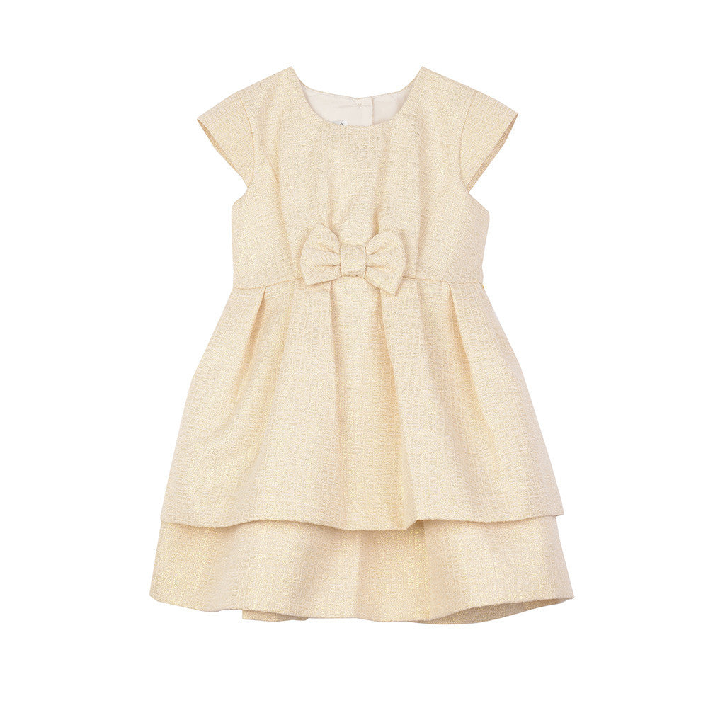 Dress - Eloise Gold Brocade Dress