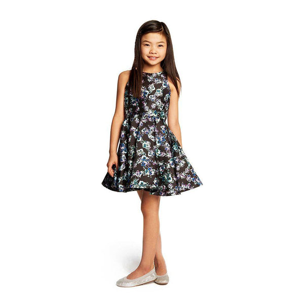 Dress - Eve Black Floral Dress
