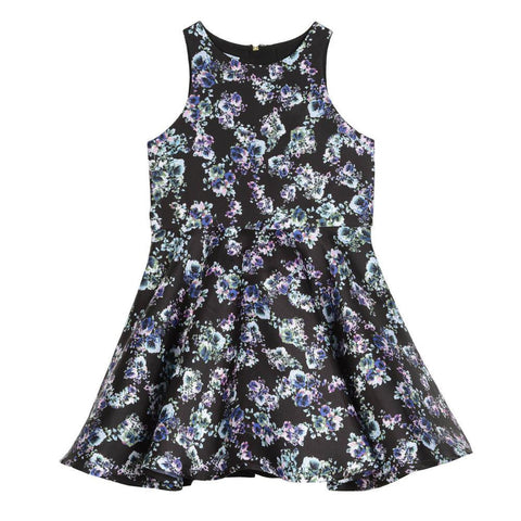 Eve Black Floral Dress