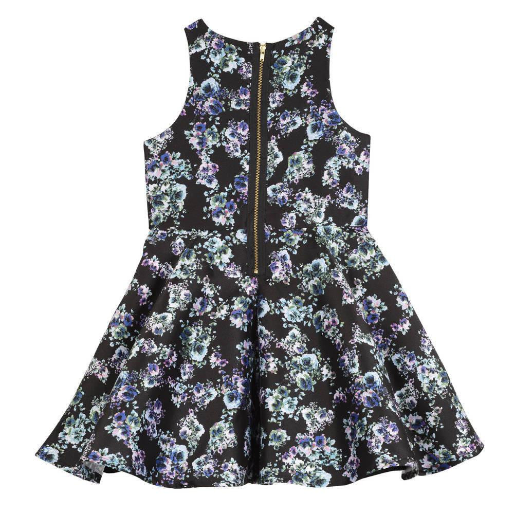 Dress - Eve Black Floral Dress