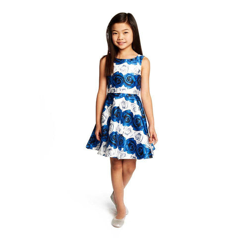 Eve Navy Floral Dress