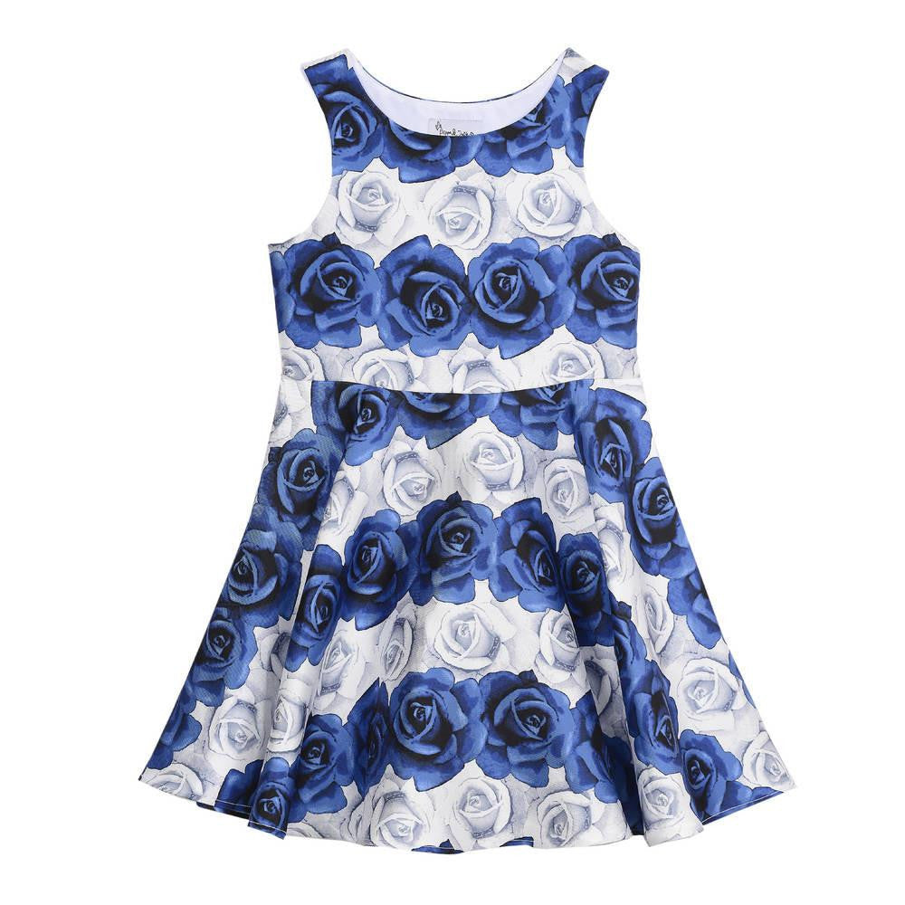 Dress - Eve Navy Floral Dress