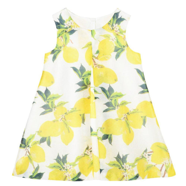 Dress - Francesca Lemon Print Shift Dress