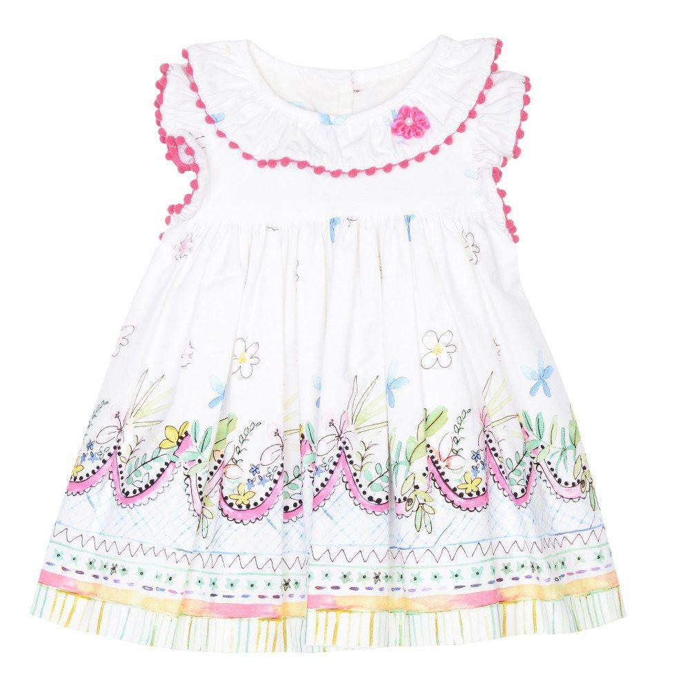 Dress - Imogen Pom Pom Print Dress