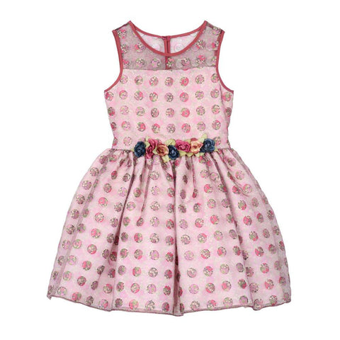 Irene Berry Burnout Dress