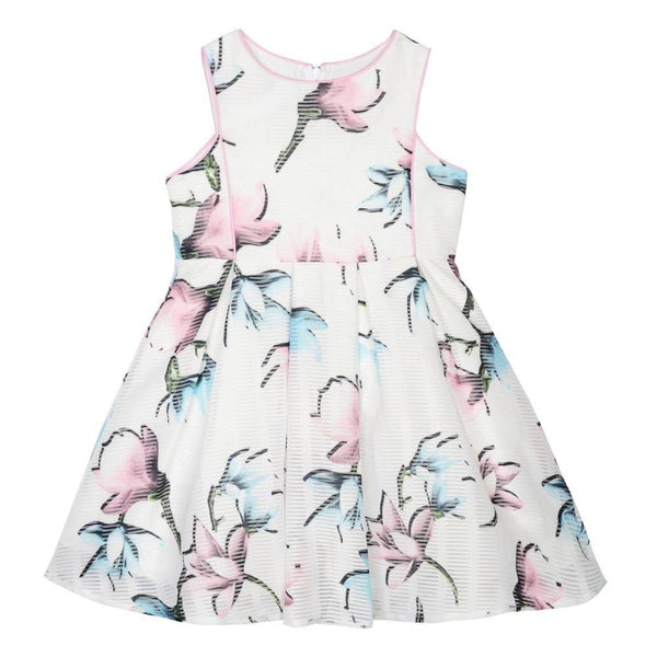 Dress - Jackie Floral Piping Dress