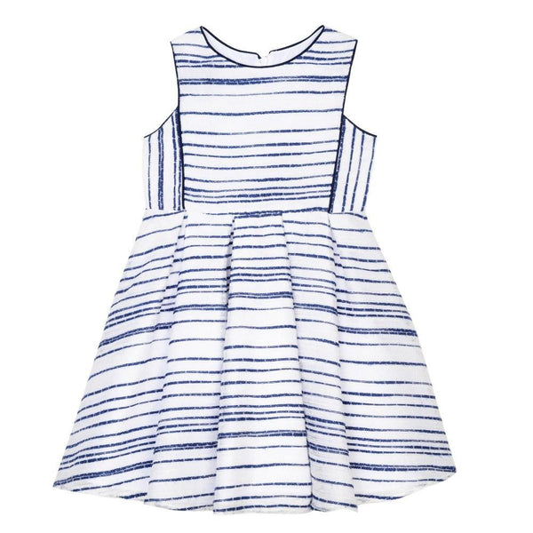 Dress - Jackie Navy Stripes Dress