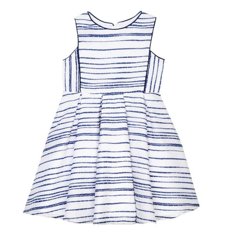 Jackie Navy Stripes Dress