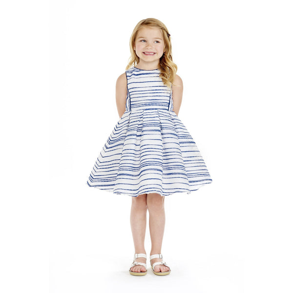 Dress - Jackie Navy Stripes Dress