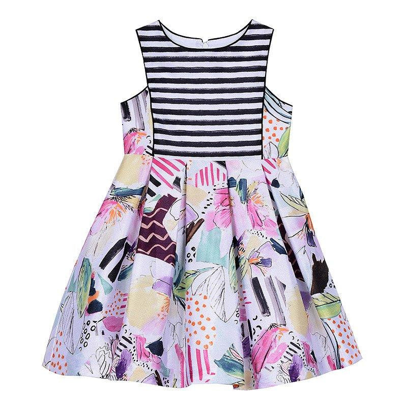Dress - Jackie Watercolor Print Dress