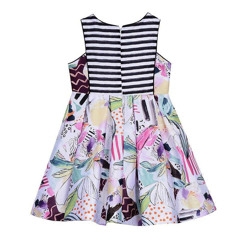 Dress - Jackie Watercolor Print Dress
