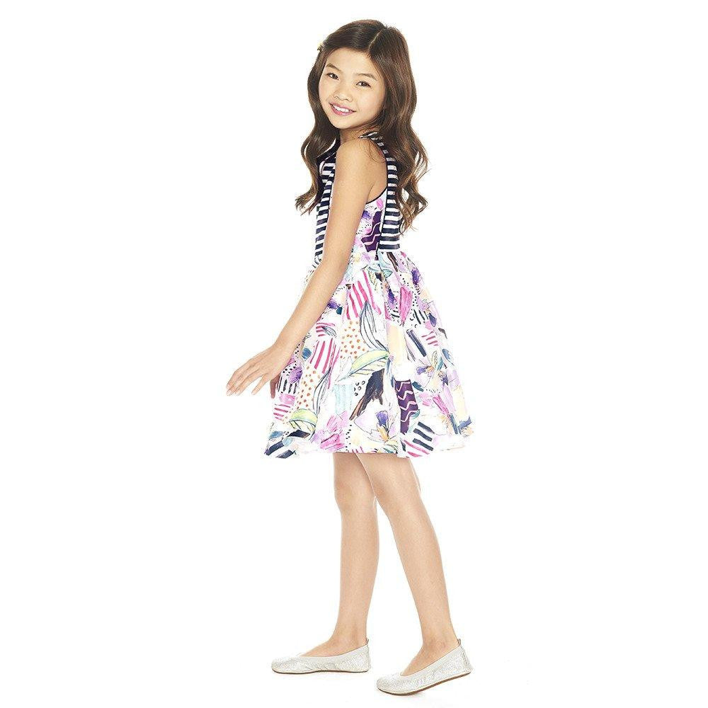 Dress - Jackie Watercolor Print Dress