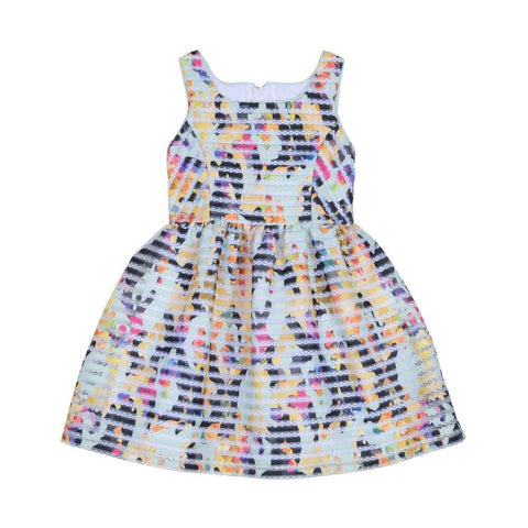 Krista Mesh Stripe Dress