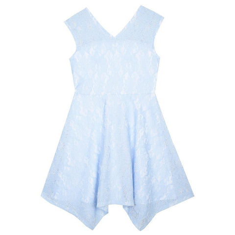 Lacey Blue Lace Fit & Flare