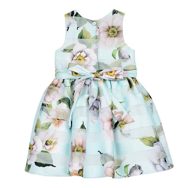 Dress - Louise Floral Burnout Stripe Dress