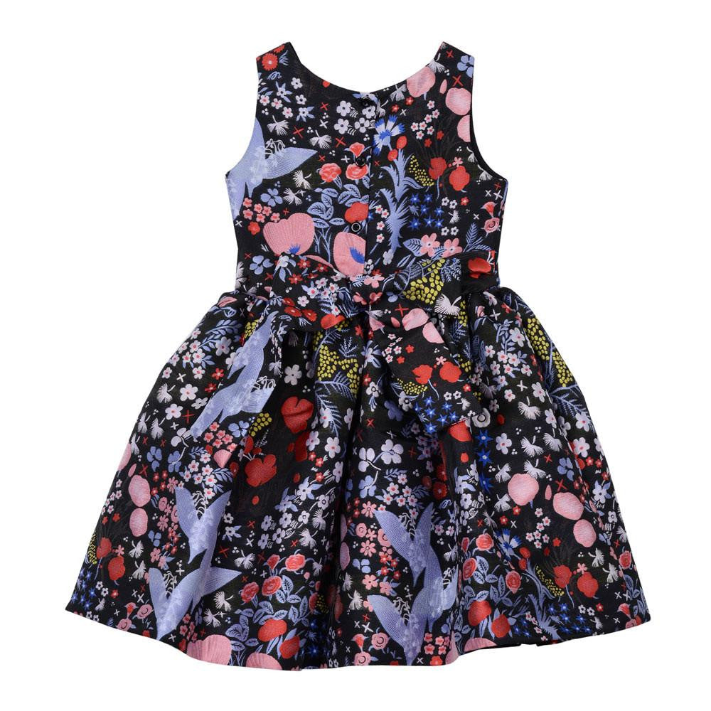 Dress - Lucy Poppy Brocade Dress
