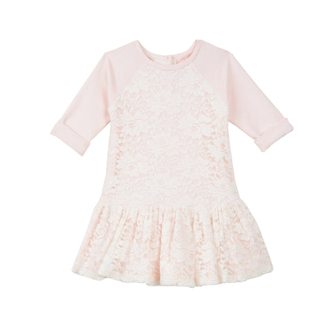 Maia Pink Sweatshirt Dress